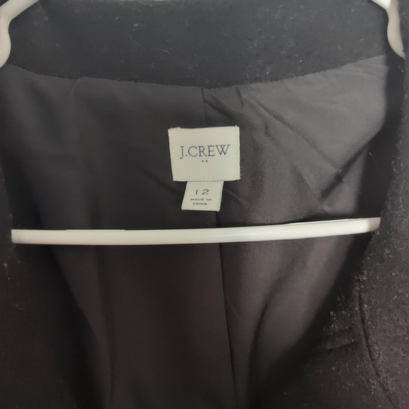 J. Crew Classic Black Woman's Trench Coat - Picture 4 of 7